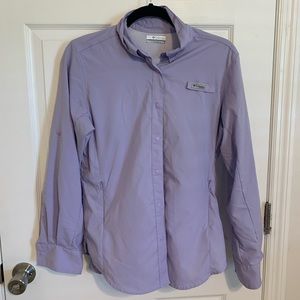 Columbia PFG Lavender Fishing Shirt